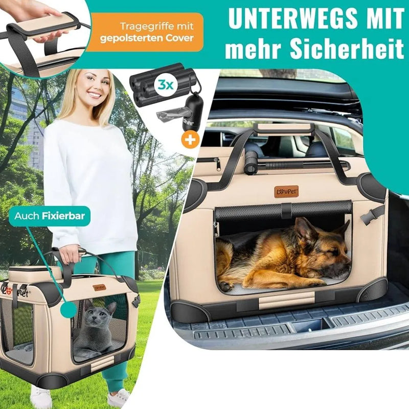 Transportin para perros plegable - Lovpet