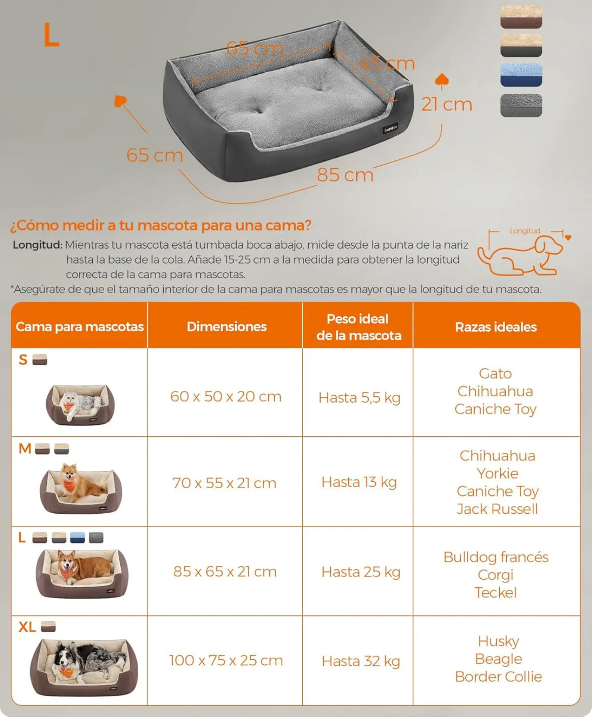 Cama para perros