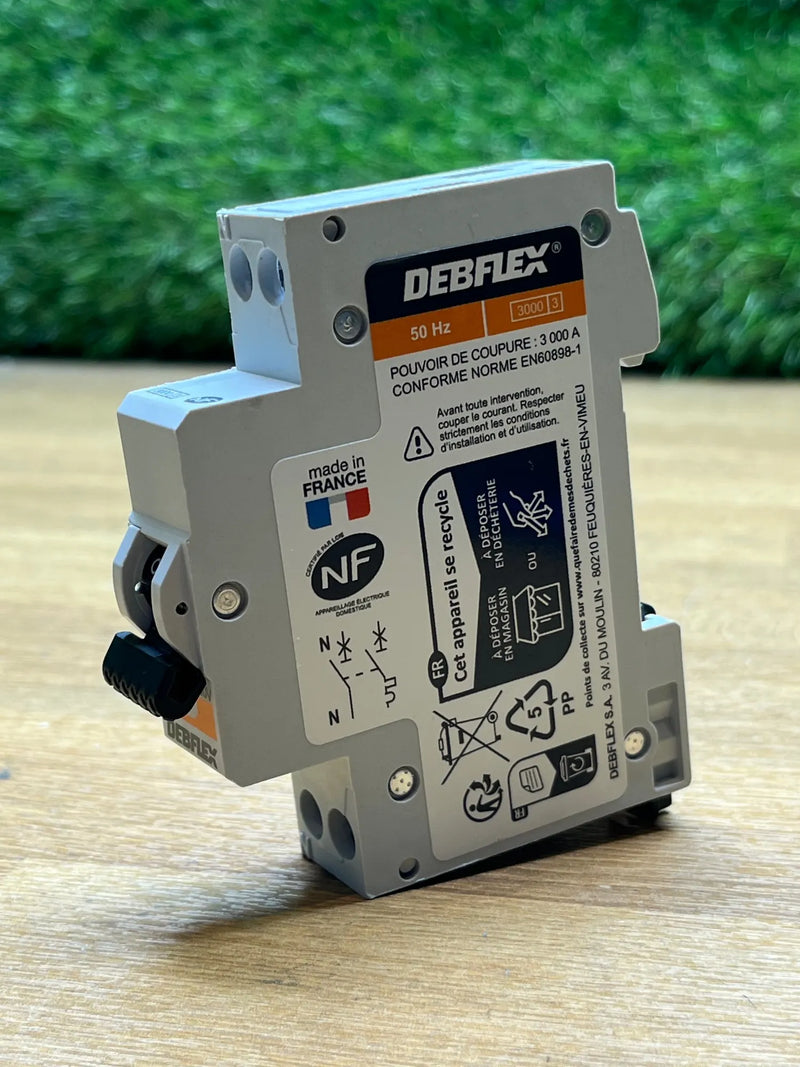 Interruptor automático 3KA PH+N 2A DEBFLEX