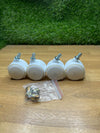 4 ruedas giratorias universales con frenos