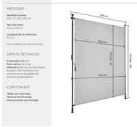 Toldo de pinza