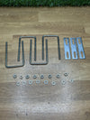 Juego de 4 tornillos en U M6 de 50 x 100 mm