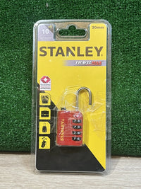 Candado de combinación de 4 dígitos Stanley
