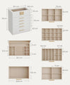 Caja de joyas con 6 niveles