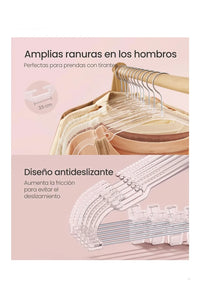 Perchas para Pantalones, 30 Perchas de Plástico