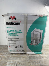 Base Elevadora Lavadora y Secadora Meliconi con Cesta Extraíble