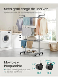 Tendedero Plegable de 4 Niveles