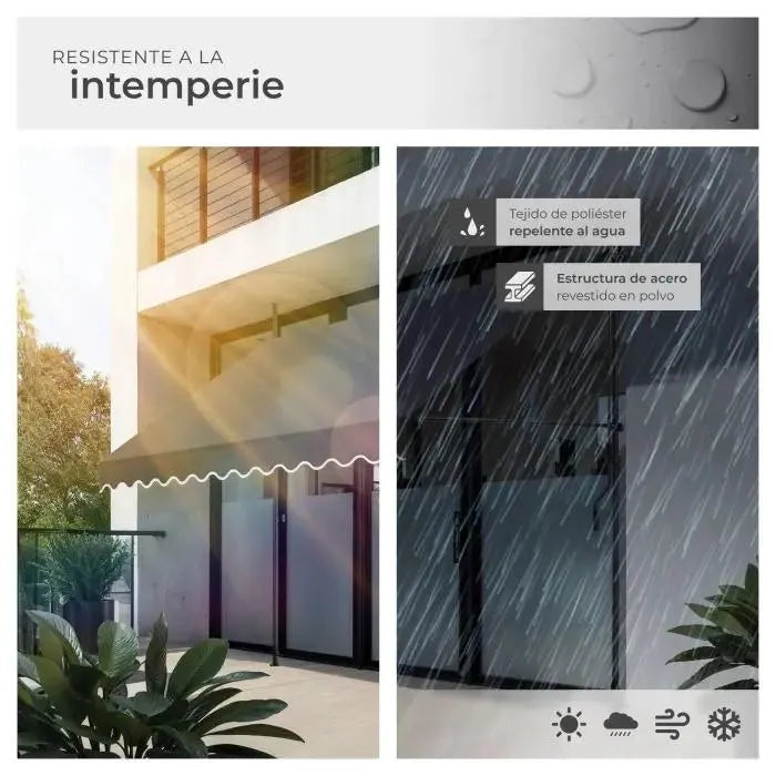 Toldo plegable para balcon