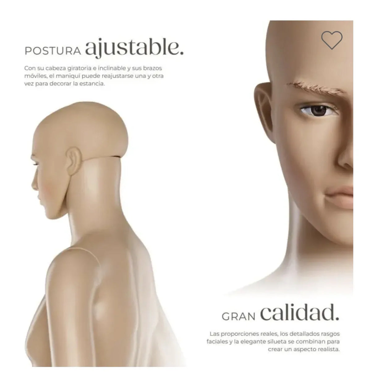 Maniquí de plástico