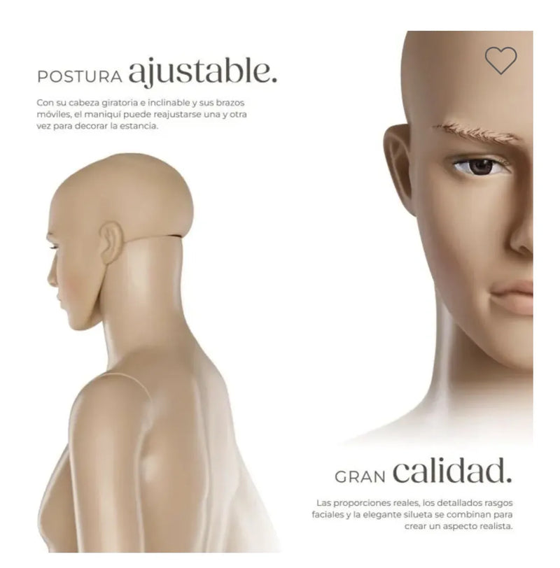 Maniquí de plástico