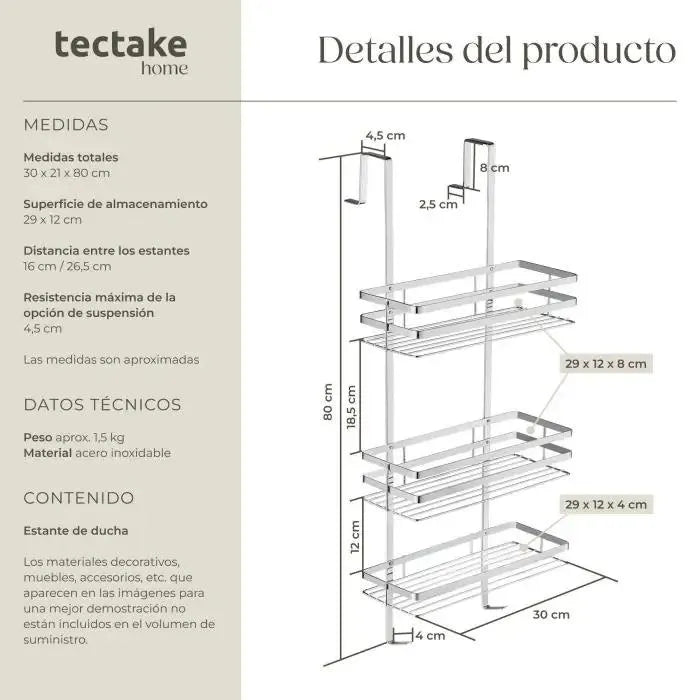 Estantería para baño