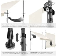 Toldo plegable para balcón