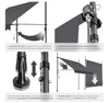 Toldo plegable para balcón