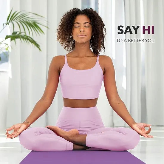 Esterilla de yoga - lila-rosa