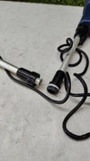 Bomba de barril de lluvia con batería (12 V, 1500 l/h
