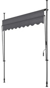 Toldo de terraza manual regulable - Tectake