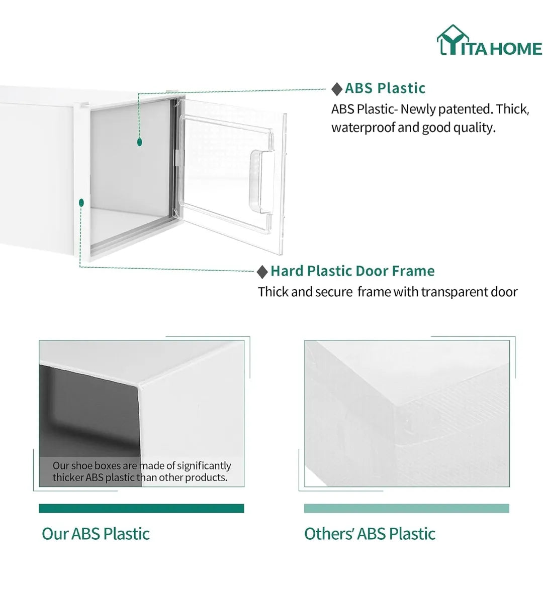 Pack de 6 Cajas de zapatos - Yitahome