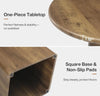 Mesa de comedor redonda rustica - Tribesigns