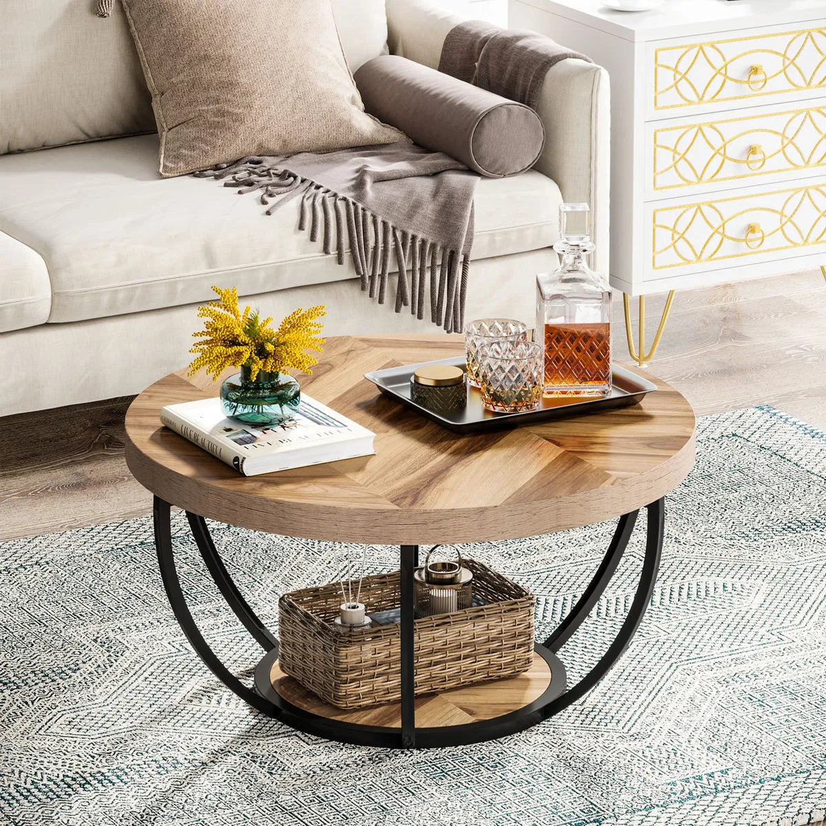 Mesa de centro de madera