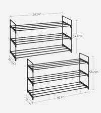 Organizador de zapatos con 3 estantes - Songmics