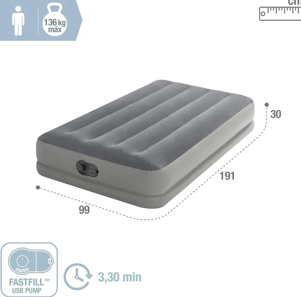 Colchón hinchable individual - Intex