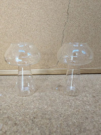 Juego de 2 copas creativas con forma de hongo