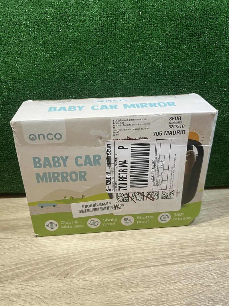 Espejo Coche Bebé Asiento Trasero Onco