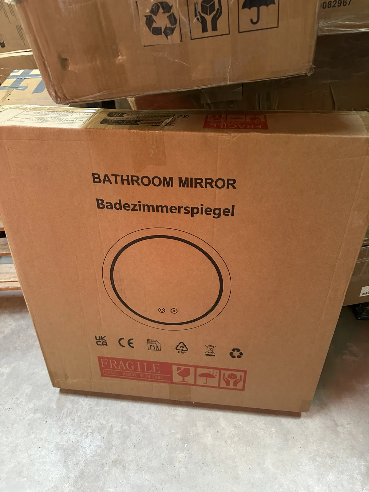 Espejo de baño redondo