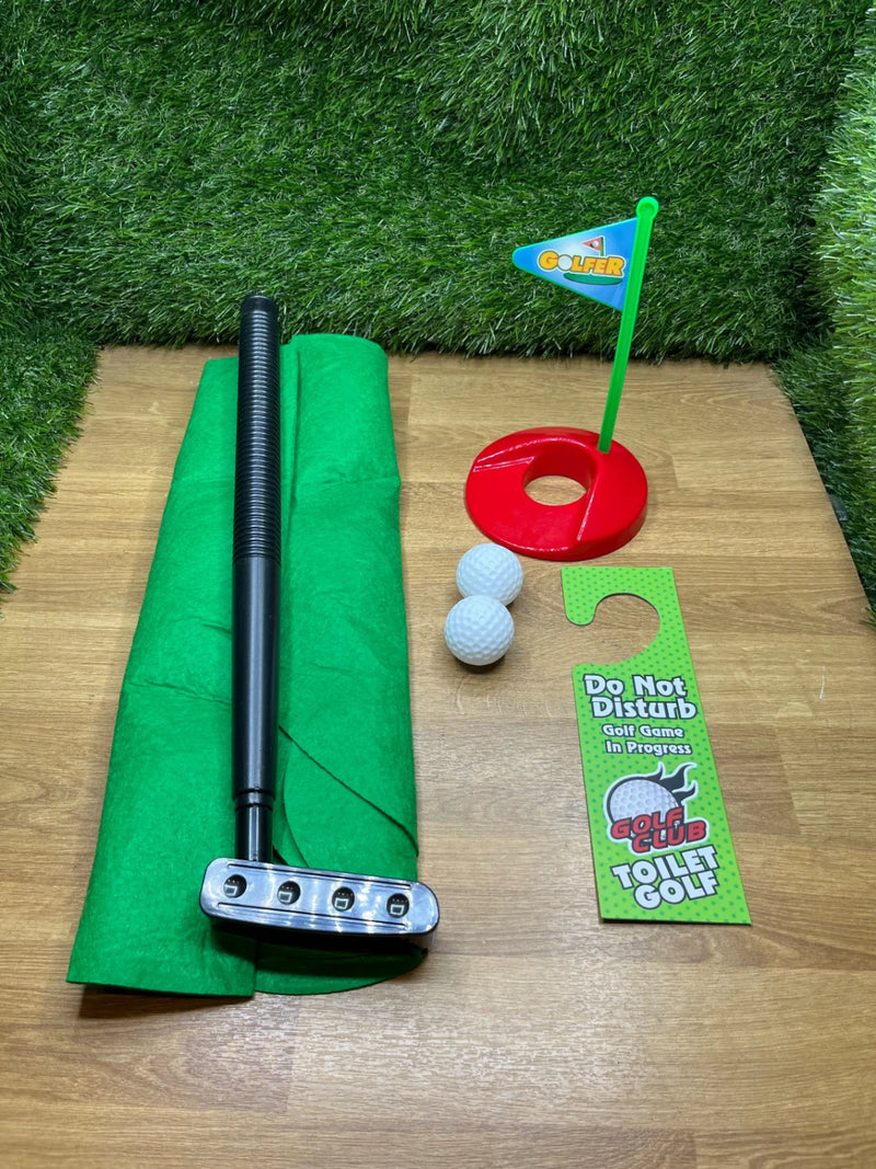Set de Golf para el Inodoro Mad Monkey