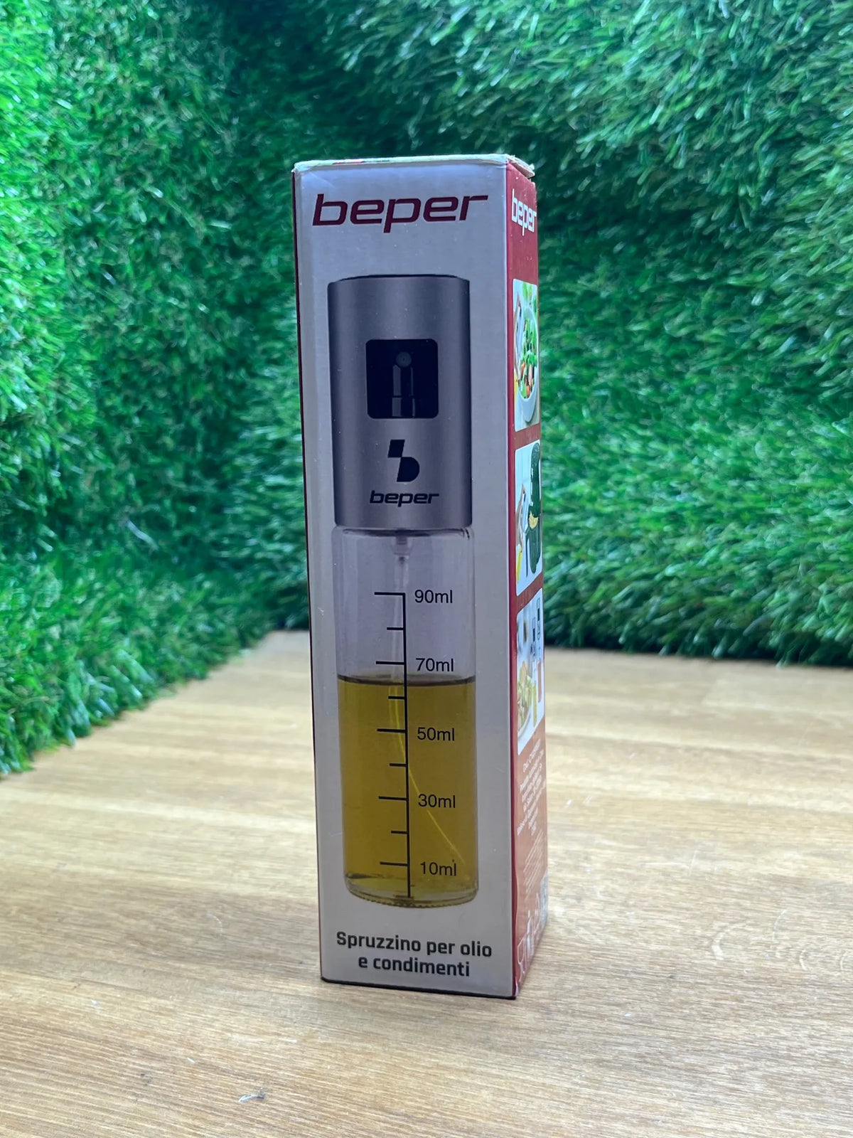 Pulverizador de aceite con recipiente de vidrio BEPER