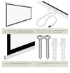 Pantalla Proyector Enrollable 72 Pulgadas16:9