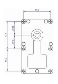 Motorreductor con velocidad de 2 rpm