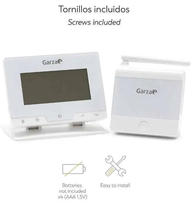 Termostato digital inalámbrico programable - Garza