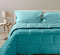 Colcha de algodón bicolor para cama - Caleffi