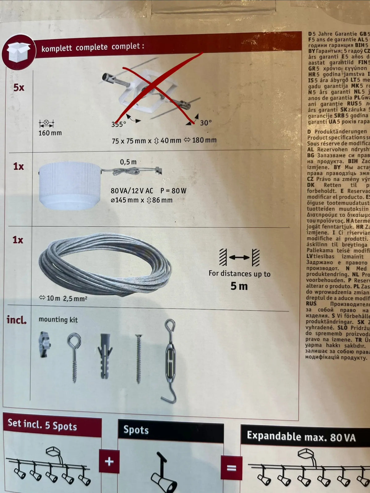 Sistema de Cableado Paulmann