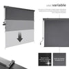 Estor vertical gris claro para exterior