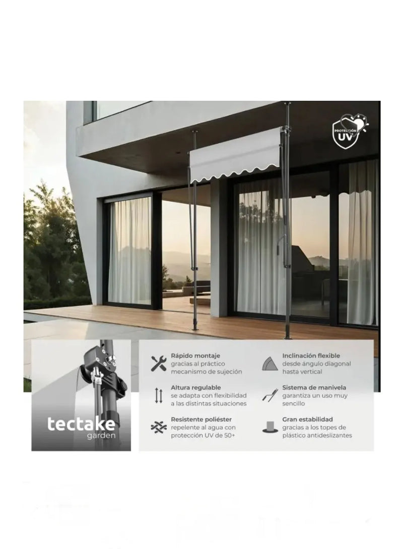 Toldo plegable para balcón 150cm