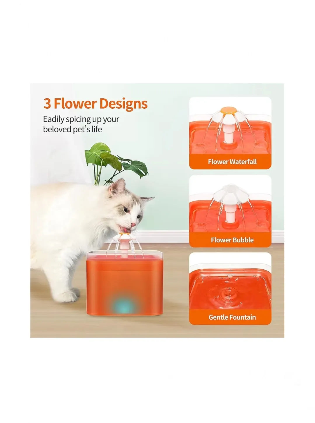 Bebedero automático para gatos - Nicrew