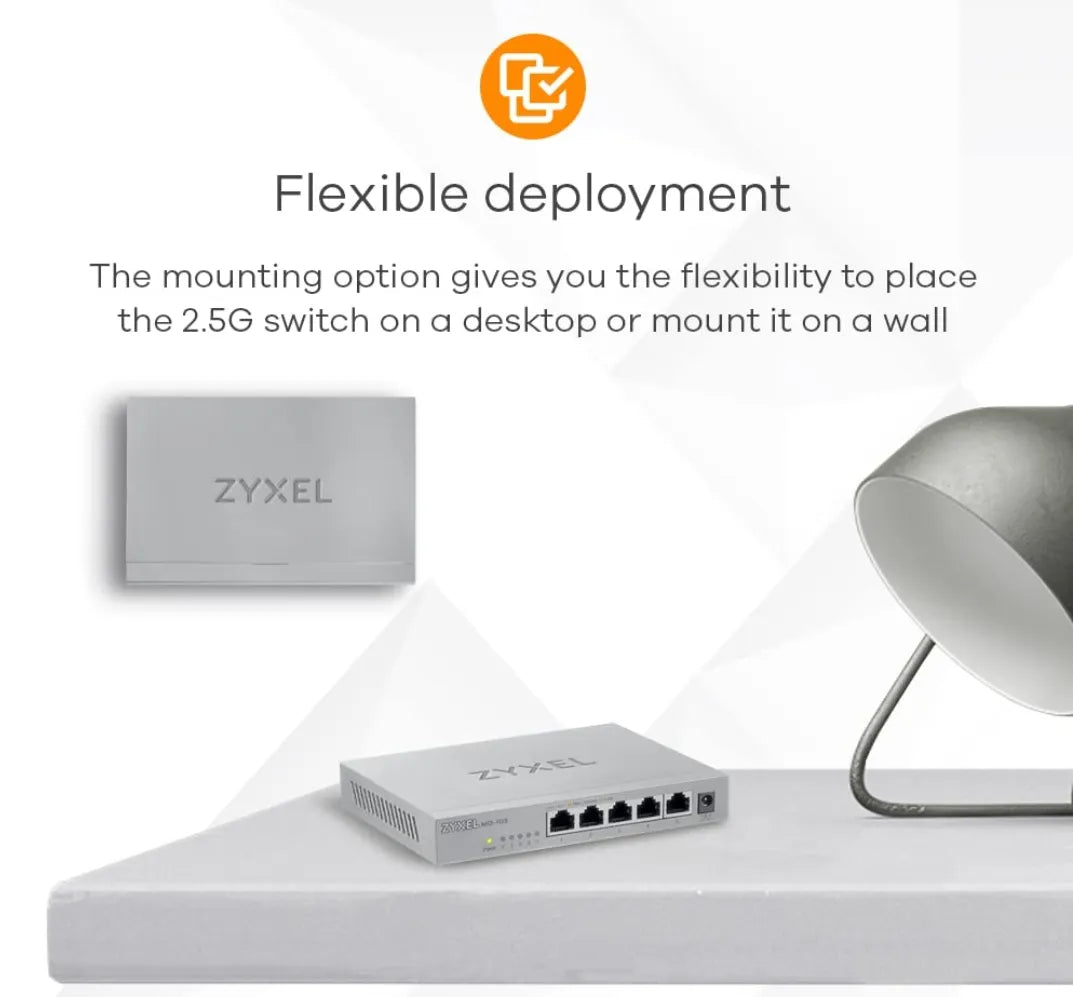 Conmutador ethernet de 5 puertos - Zyxel