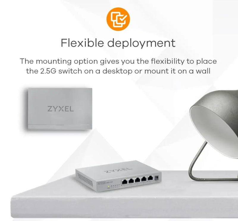 Conmutador ethernet de 5 puertos - Zyxel