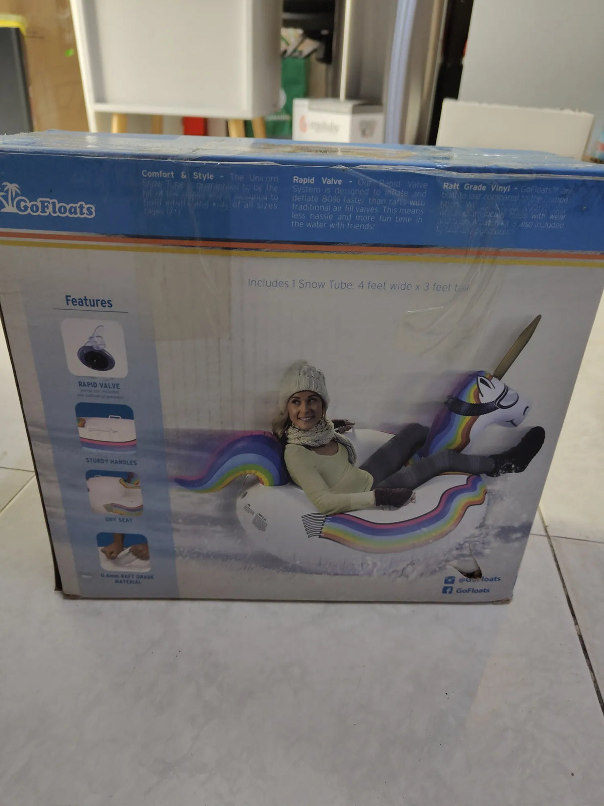 Hinchable para nieve