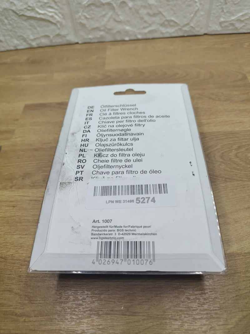 BGS 1007 Llave de filtros