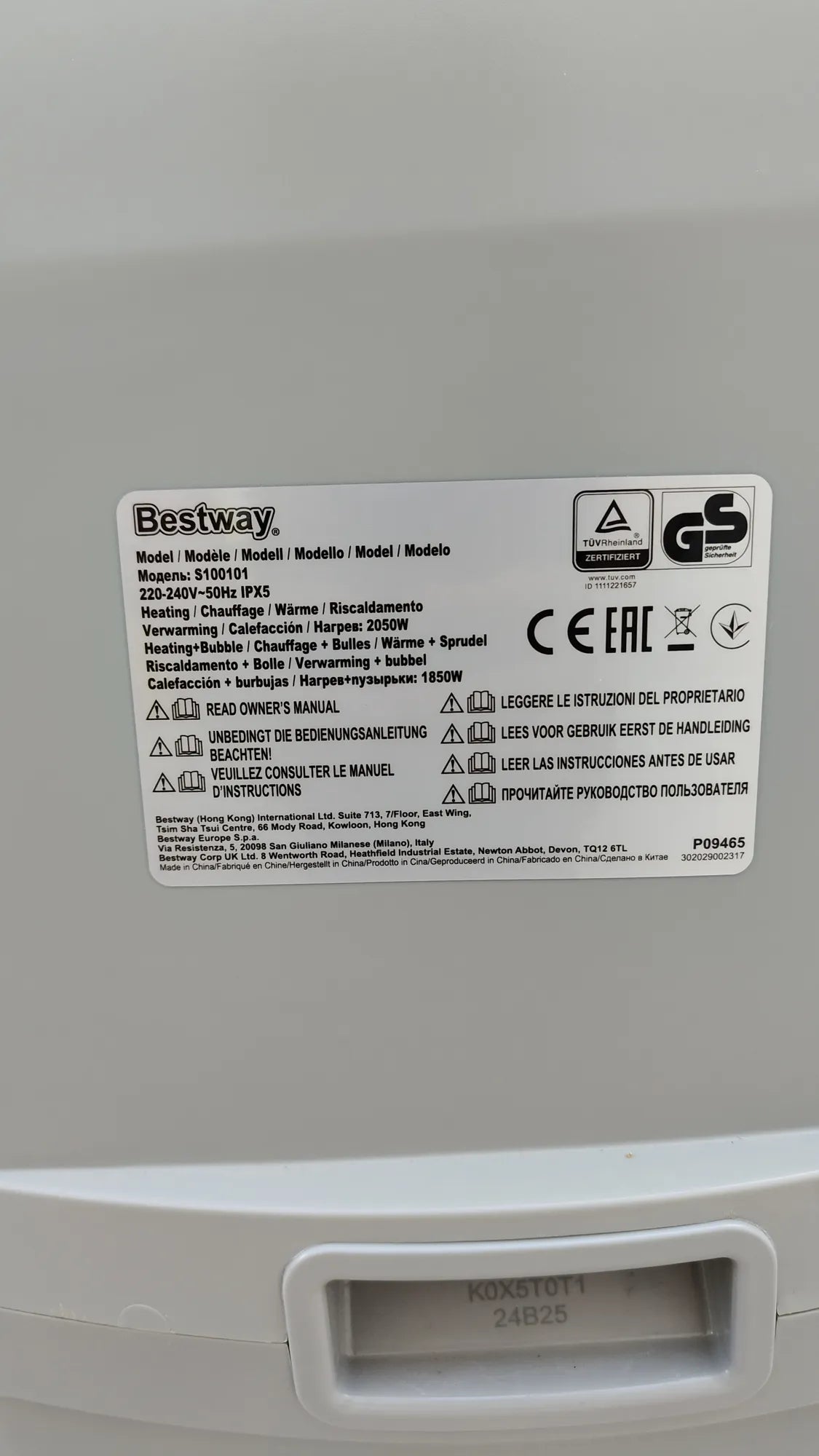 Spa Bestway 180x180x66cm