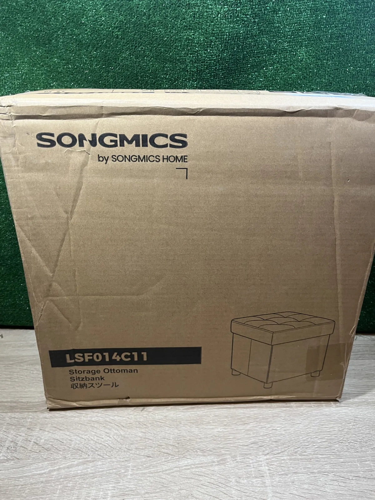 Baúl de Almacenaje Verde SONGMICS