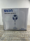 Ventilador de pie blanco
