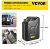 Lata de combustible portátil 20L - Vevor