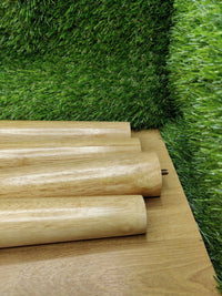 Juego de 4 patas de madera maciza