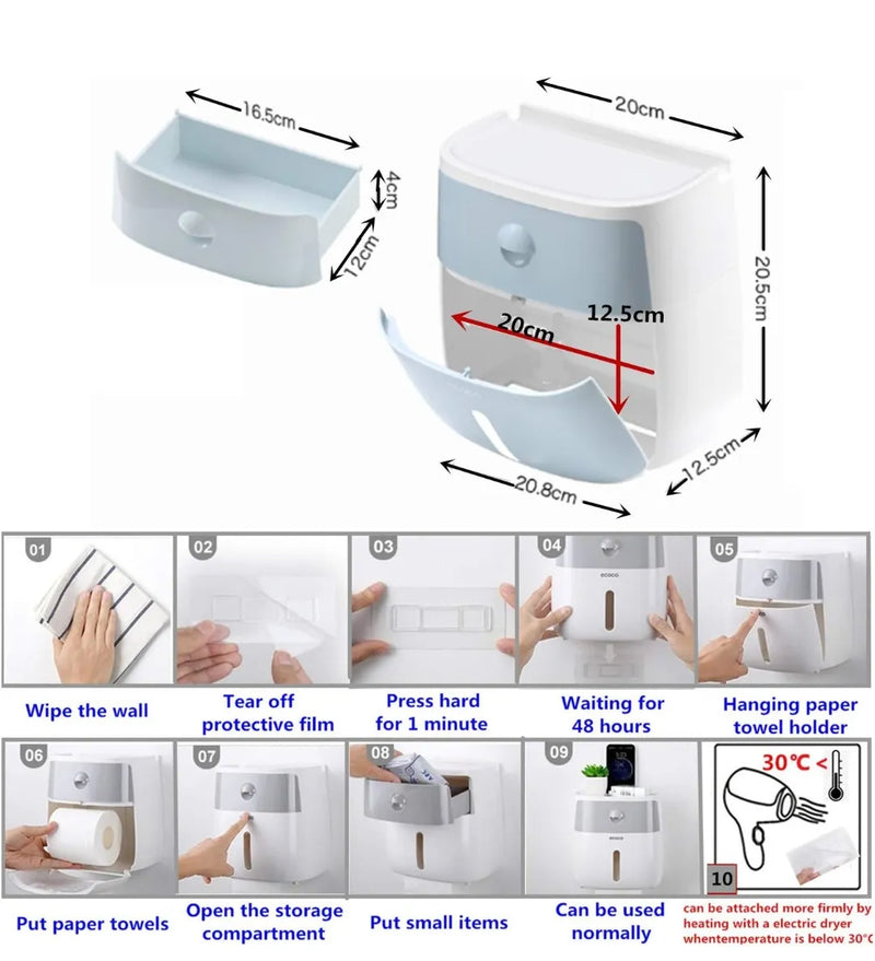 Portarrollos para papel higiénico - Meiyijia