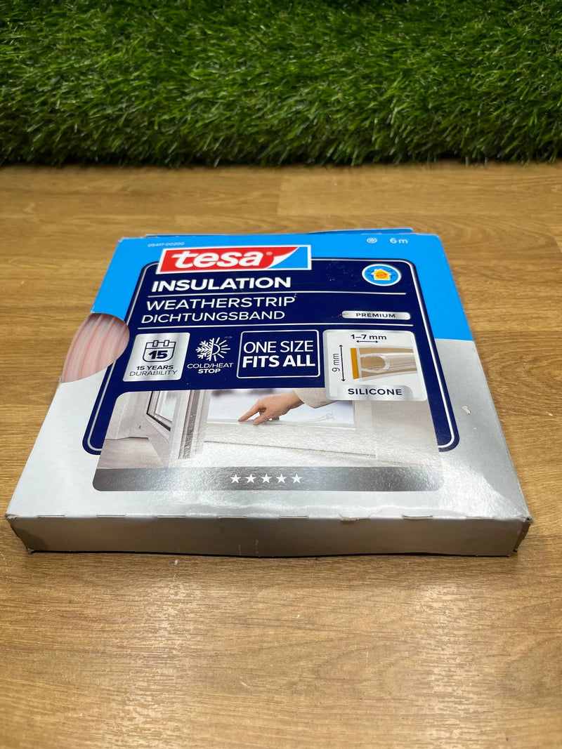 Tira Silicona Adhesiva para Sellar Brechas de Ventanas y Puertas tesamoll
