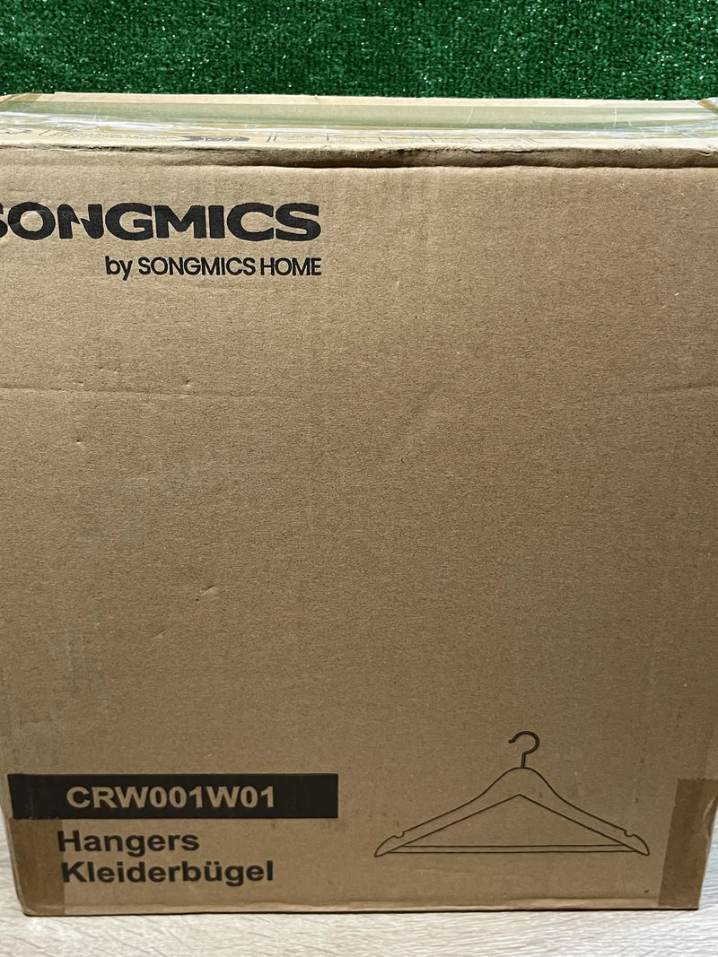 Juego de 20 perchas de madera SONGMICS